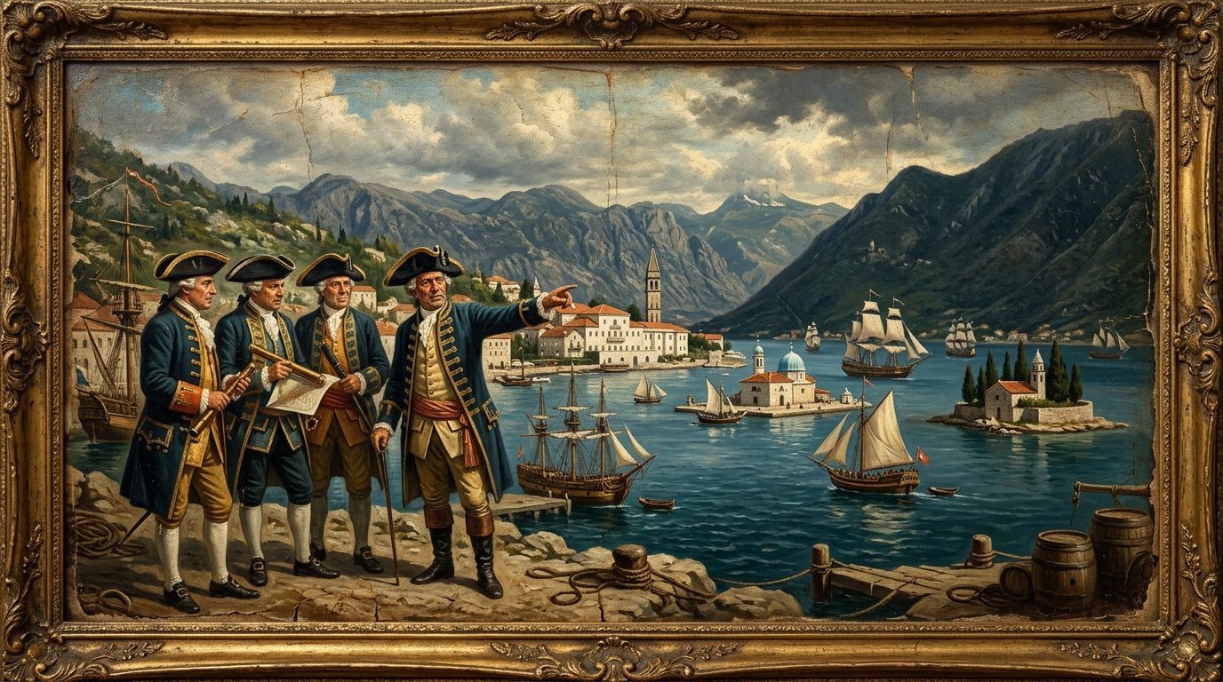 Boka Kotorska i pomorski kapetani Dobrote, Perasta i Prčanja