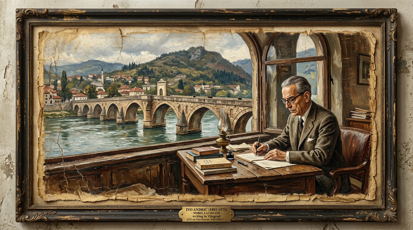 Ivo Andrić: Nobelova nagrada za književnost i roman 'Na Drini ćuprija'