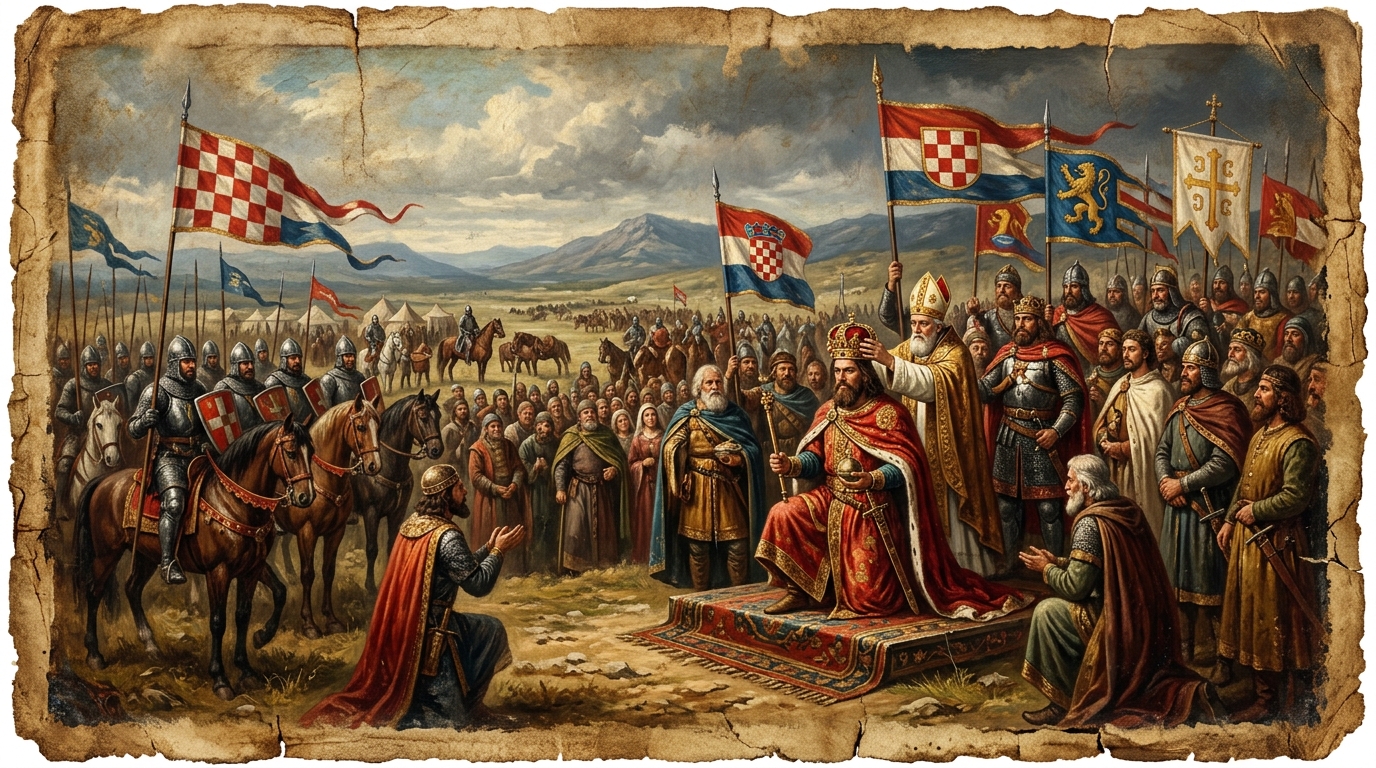 Kralj Tomislav i krunisanje na Duvanjskom polju 925. godine