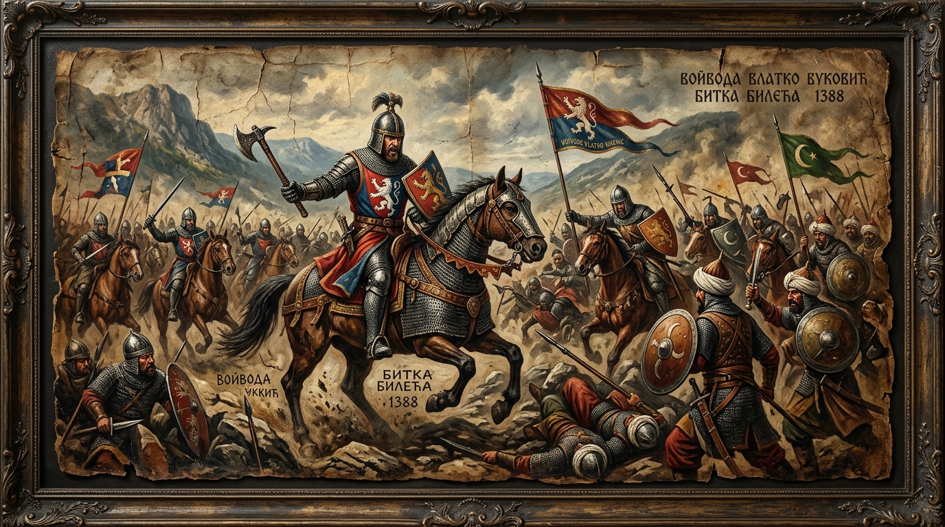 Vlatko Vuković i Bitka kod Bileće 1388. godine: Prva velika pobeda nad osmanskim odredima
